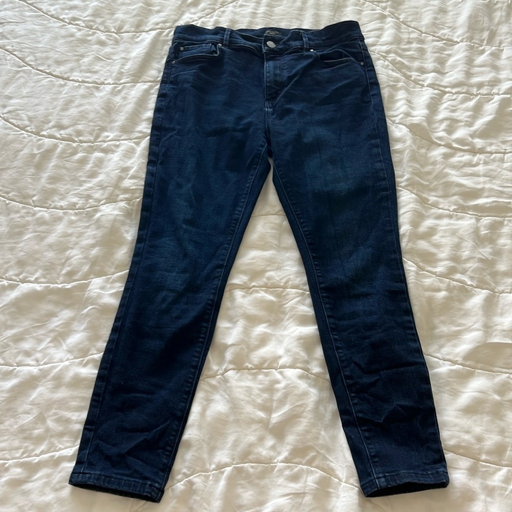 Ann Taylor Dark Blue Wash Skinny Jean
